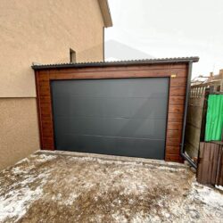 Garaż blaszany jednospadowy Orzech 4x5