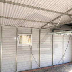 Garaż dwuspadowy Złoty dąb 6m x 5,8m z bramą segmentową - obrazek 5