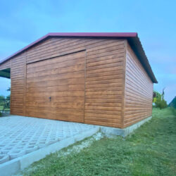Garaż dwuspadowy Multigloss Premium 5 x 5,8 + 2 wiata - obrazek 3